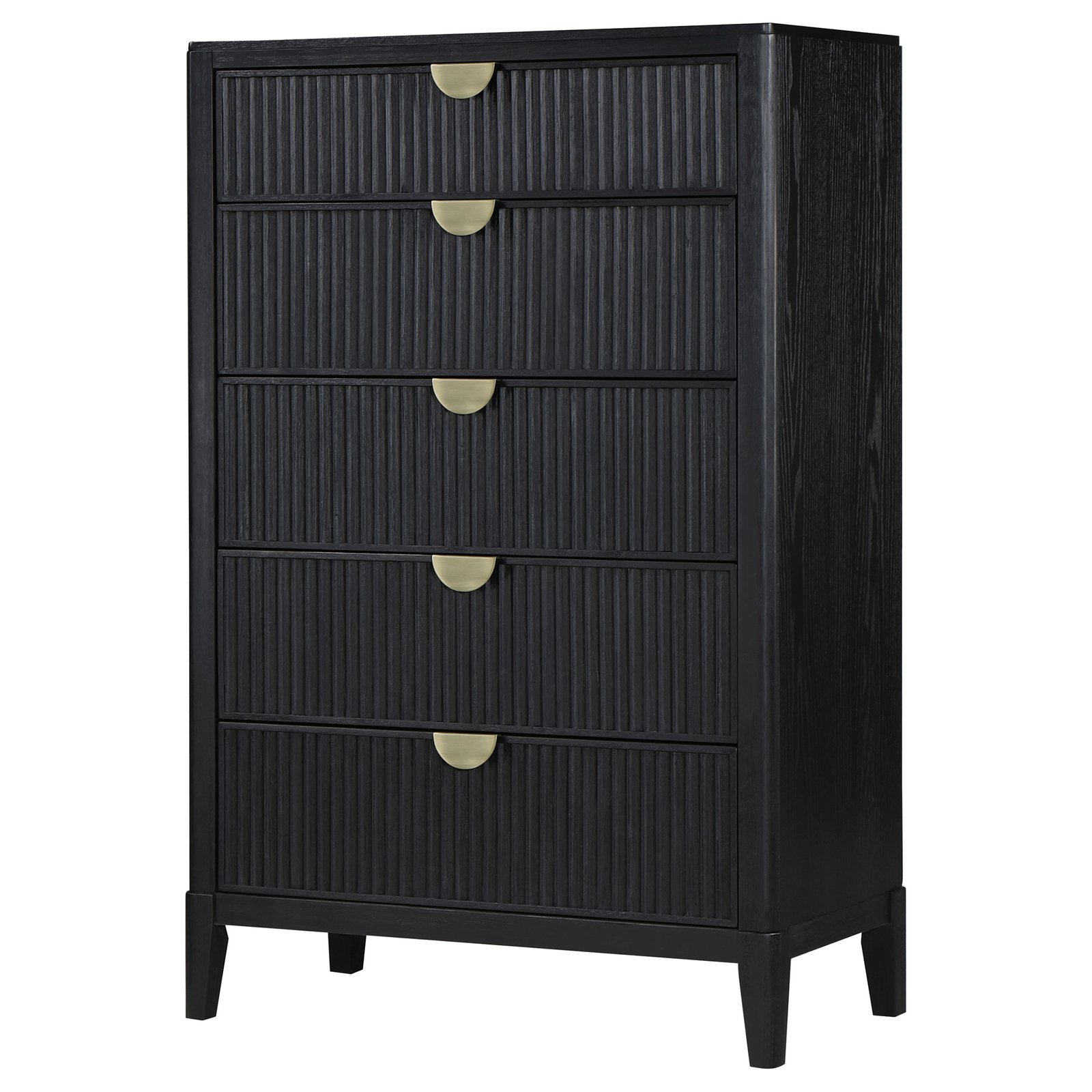 Brookmead 5-drawer Bedroom Chest Black - Image 4