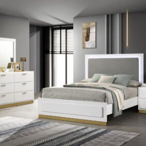 Caraway 4-piece Eastern King Bedroom Set White
