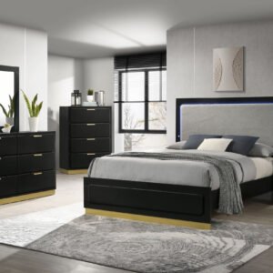 Caraway 5-piece Queen Bedroom Set Black