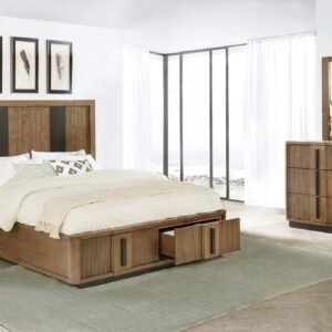 Terrace 4-piece Eastern King Bedroom Set Ash Brown