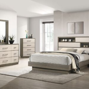 Fenwick 5-piece California King Bedroom Set Grey Oak