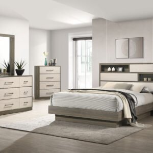 Fenwick 5-piece Queen Bedroom Set Grey Oak