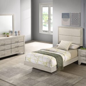 Trenton 4-piece Twin Bedroom Set Rustic Cream