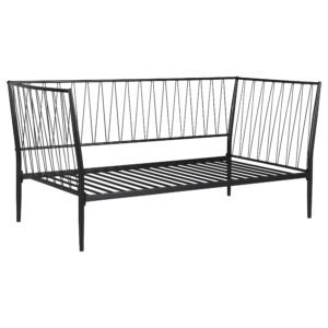 Richland Metal Twin Daybed Bed Frame Matte Black