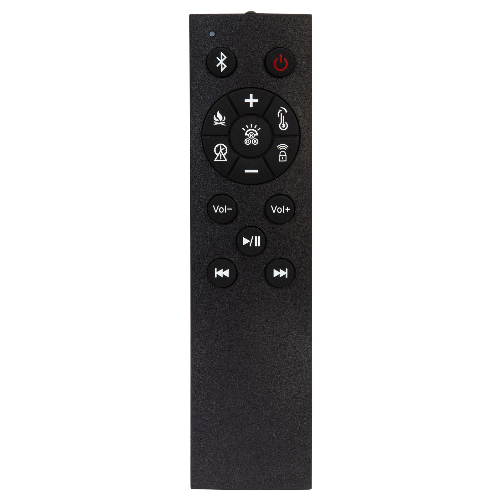 Senna Upholstered Queen Audio Flame Visualizer Bed Brown - Image 10