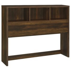 Westpark 49-inch Queen Bookcase Headboard Dark Pine