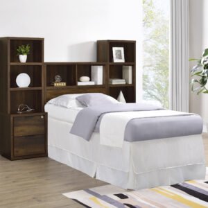 Westpark 3-piece Twin Bedroom Set Bookcase Headboard Pine