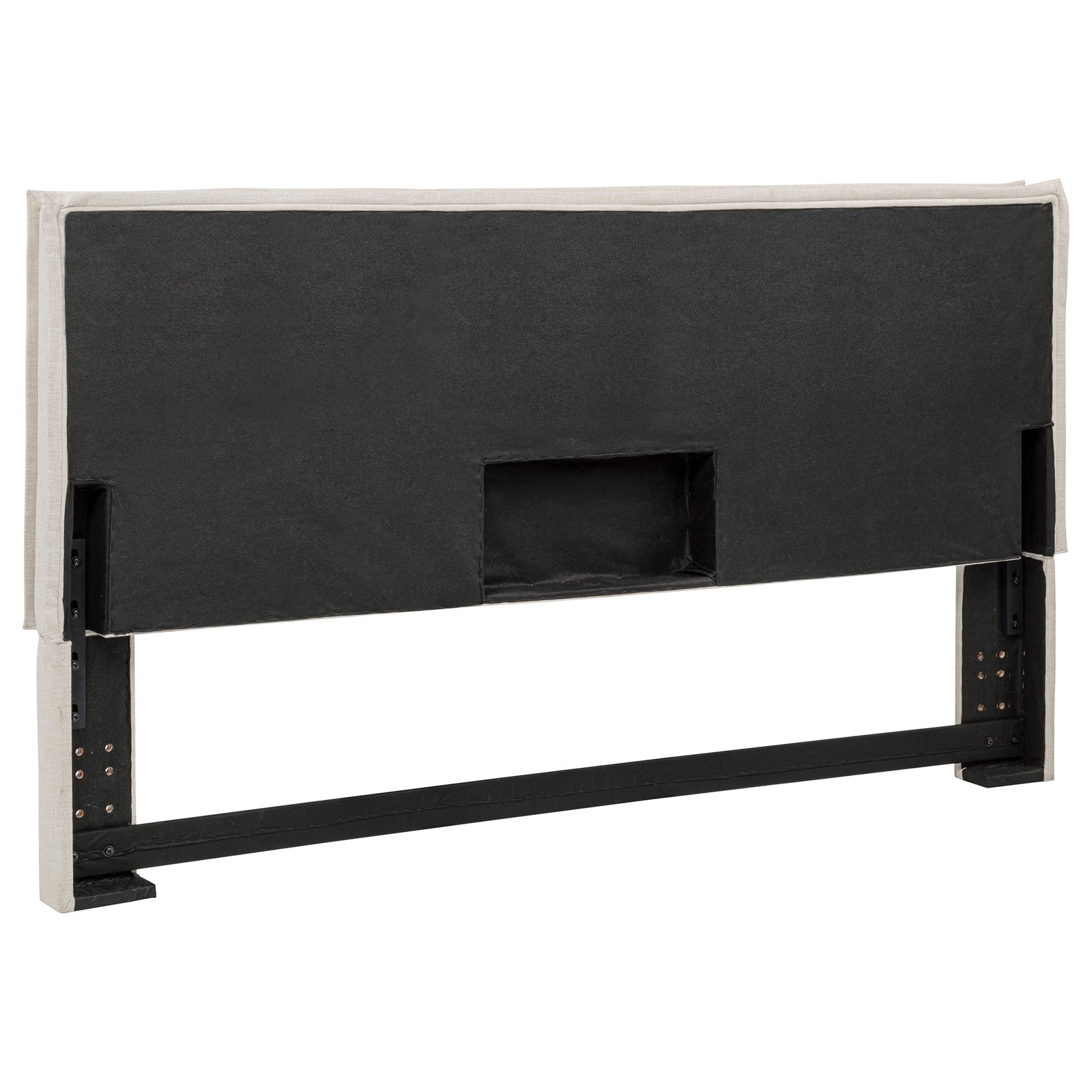 Izzy Upholstered King Panel Headboard Sand - Image 4