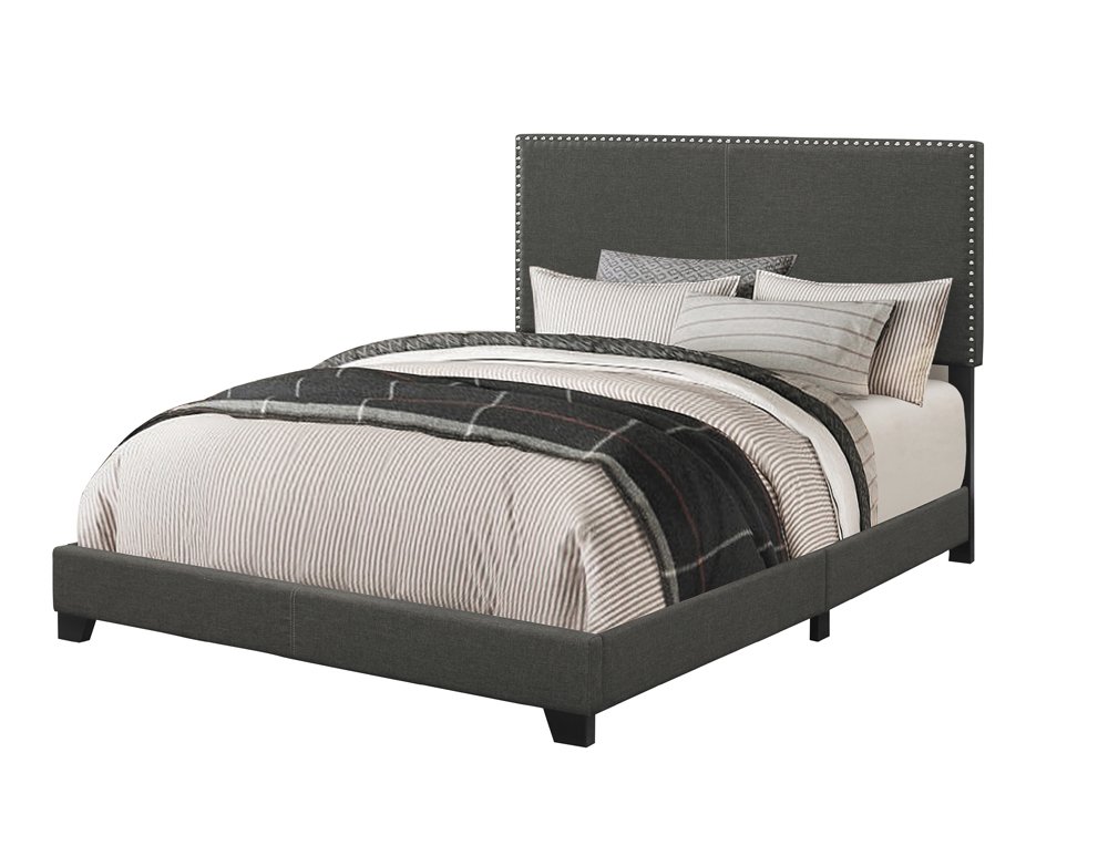 Boyd Upholstered Queen Panel Bed Charcoal - Image 3