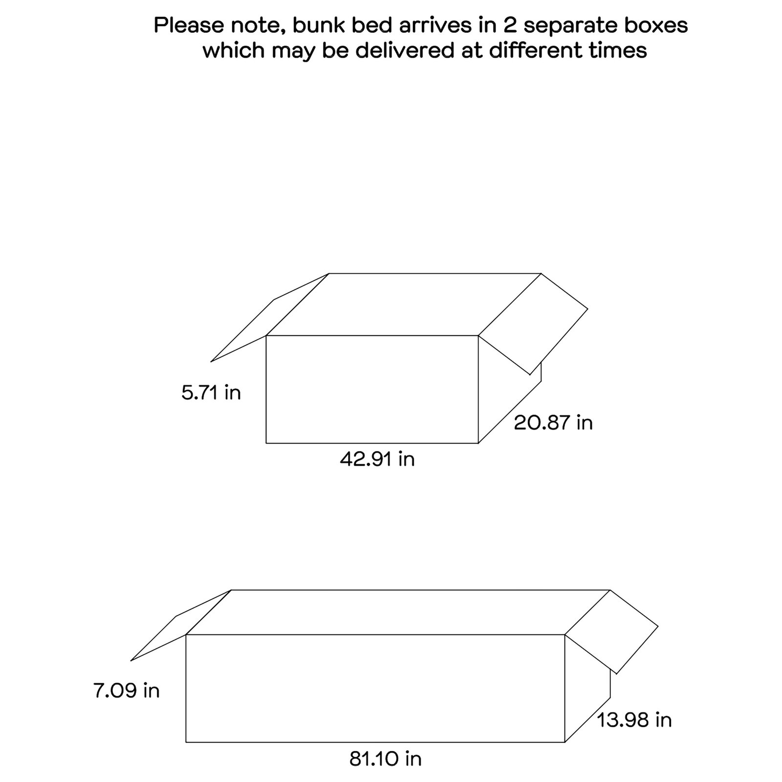 Ryder Wood Twin Over Twin Bunk Bed with Mattress Weathered Taupe - Image 6