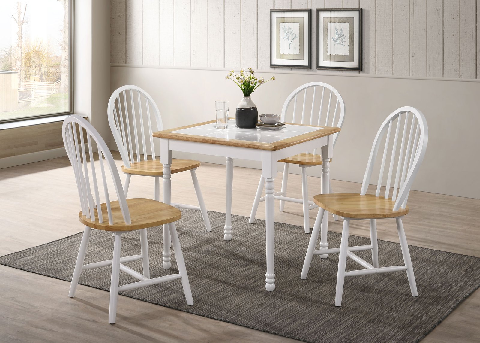 Cinder Wood Dining Side Chair White (Set of 4) - Image 12