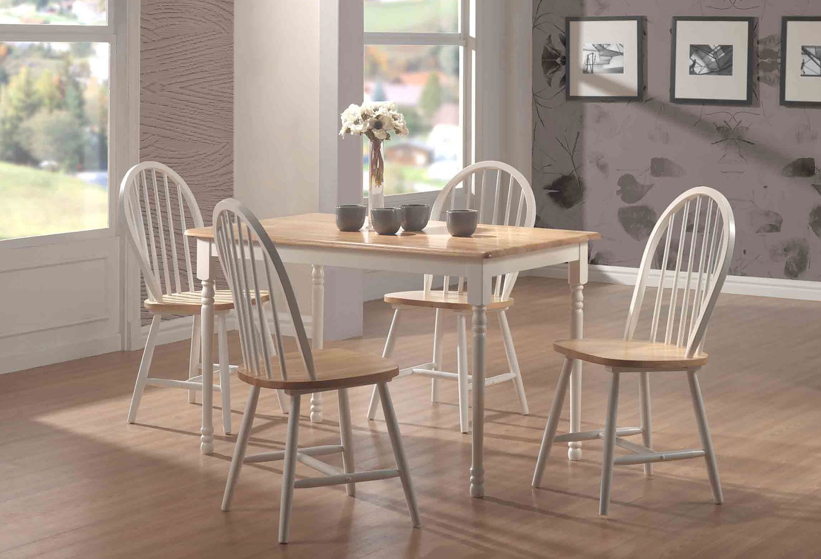 Cinder Wood Dining Side Chair White (Set of 4) - Image 14