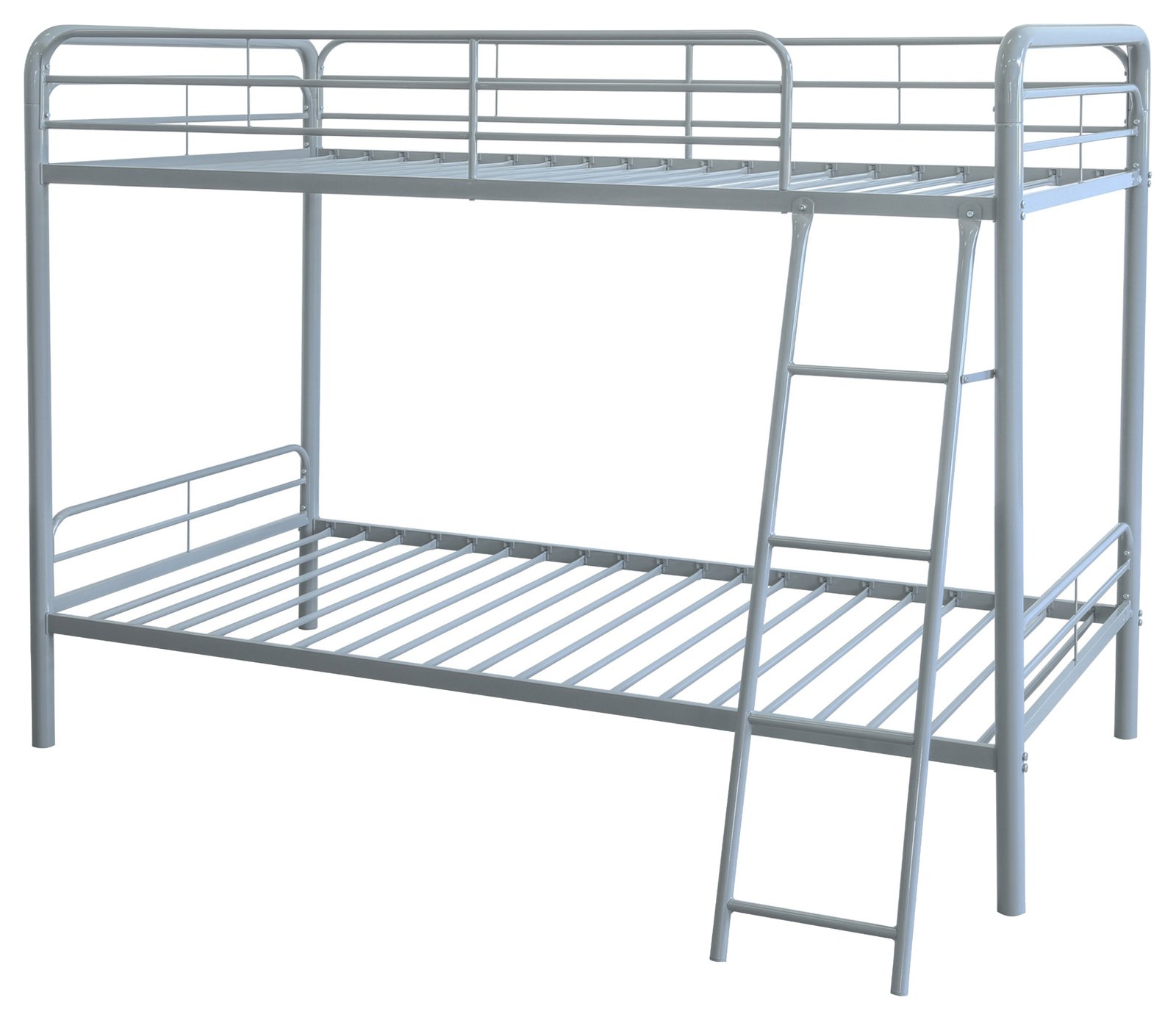 Carson Metal Twin Over Twin Bunk Bed Glossy Silver - Image 5