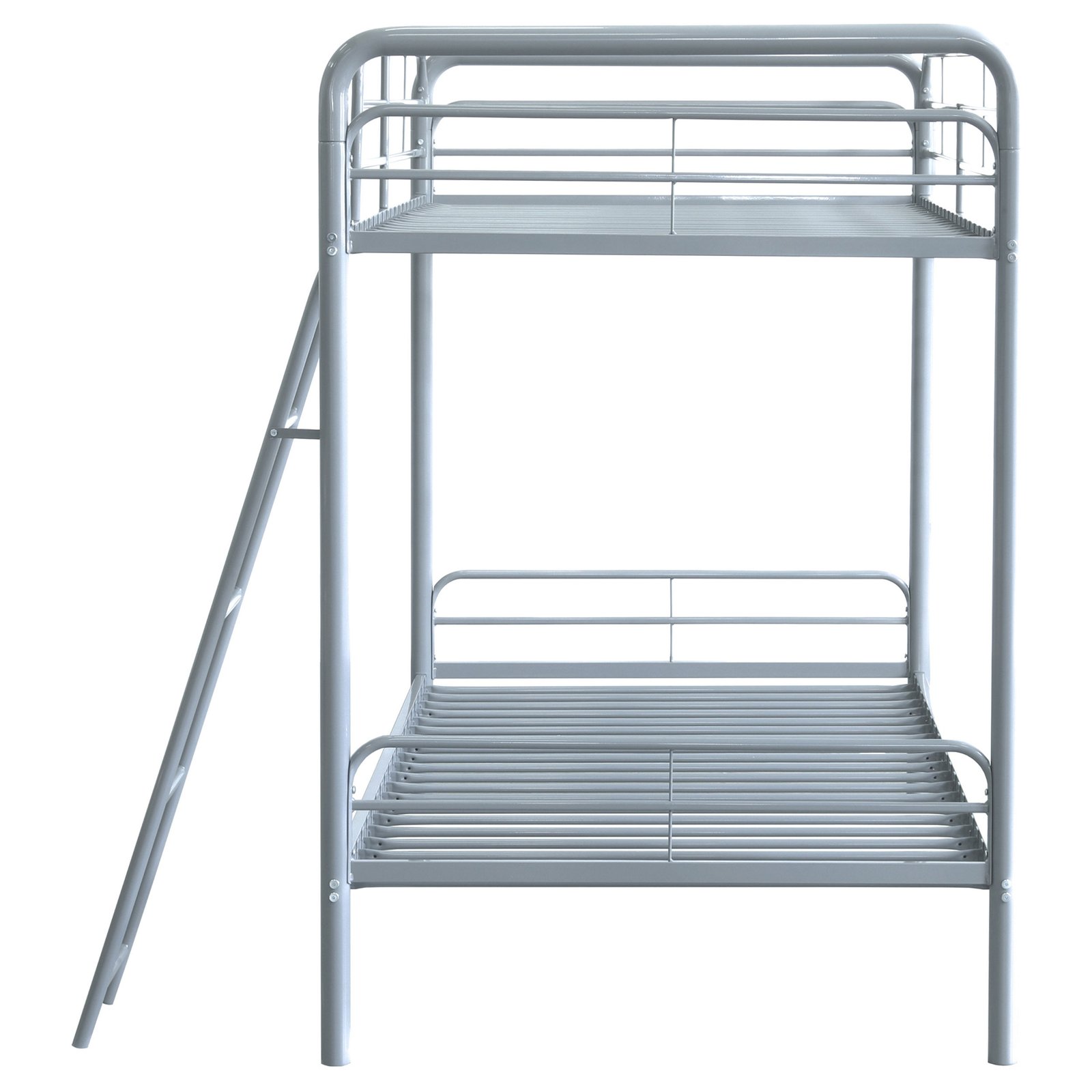 Carson Metal Twin Over Twin Bunk Bed Glossy Silver - Image 6