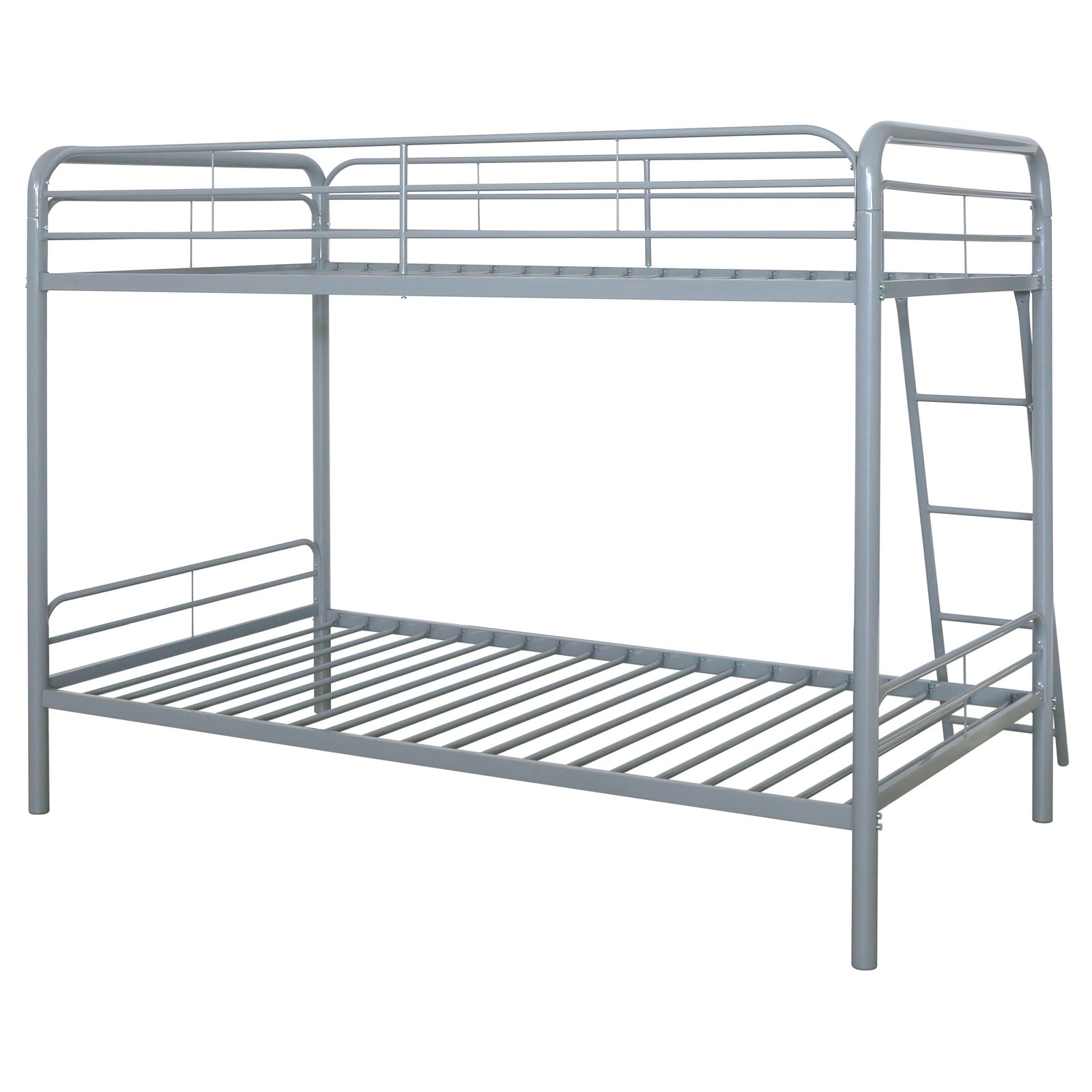 Carson Metal Twin Over Twin Bunk Bed Glossy Silver - Image 8