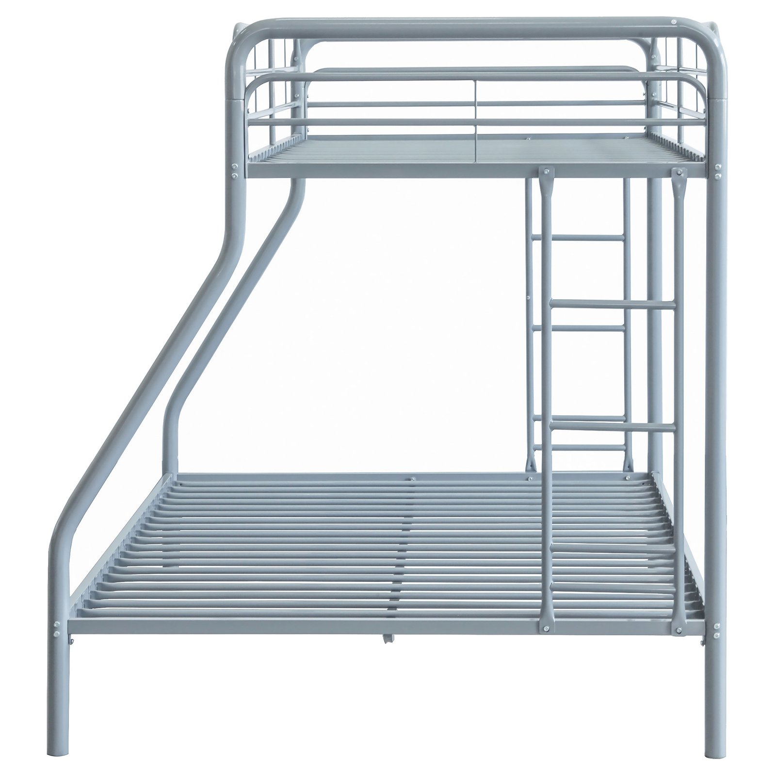 Carson Metal Twin Over Full Bunk Bed Glossy Silver - Image 6