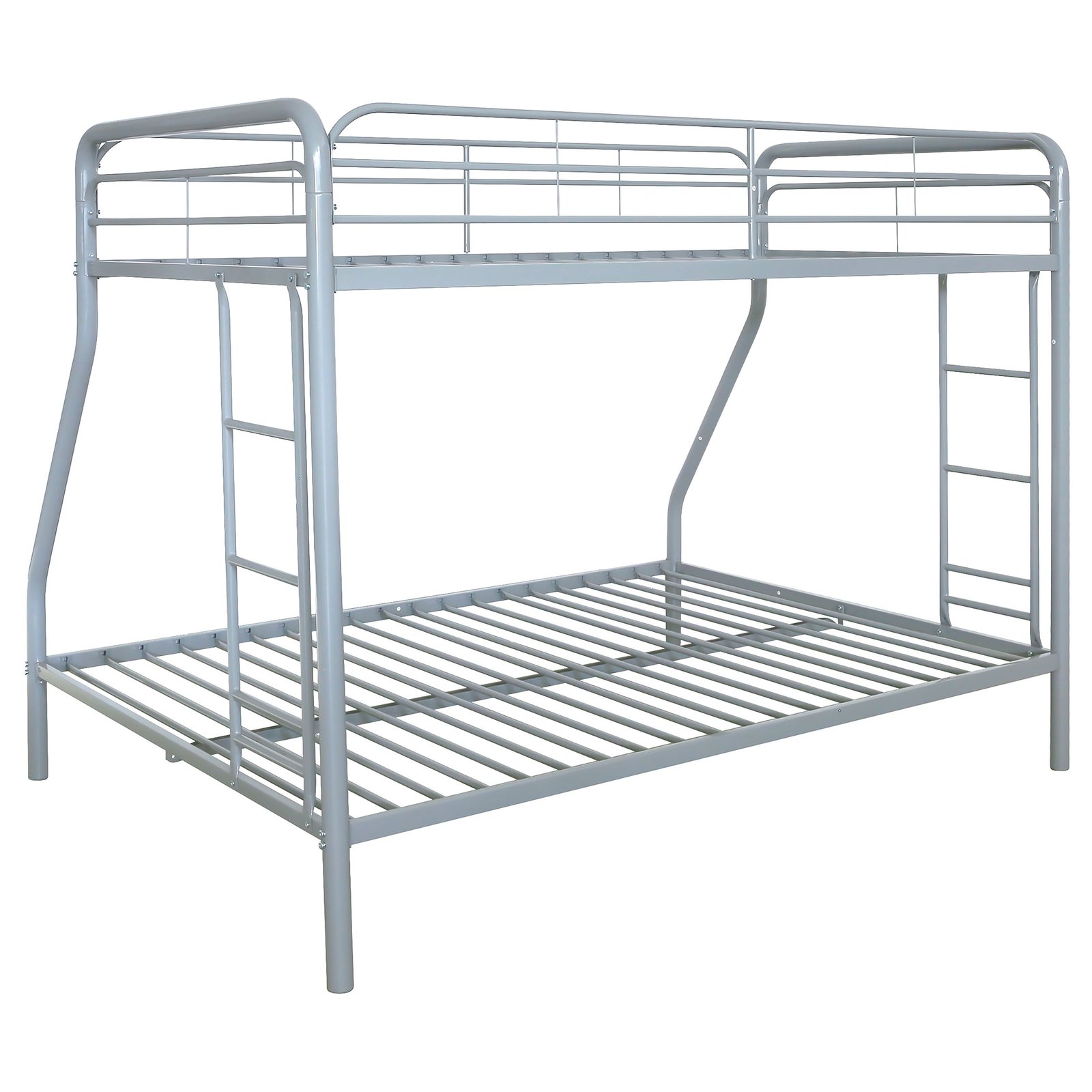 Carson Metal Twin Over Full Bunk Bed Glossy Silver - Image 7