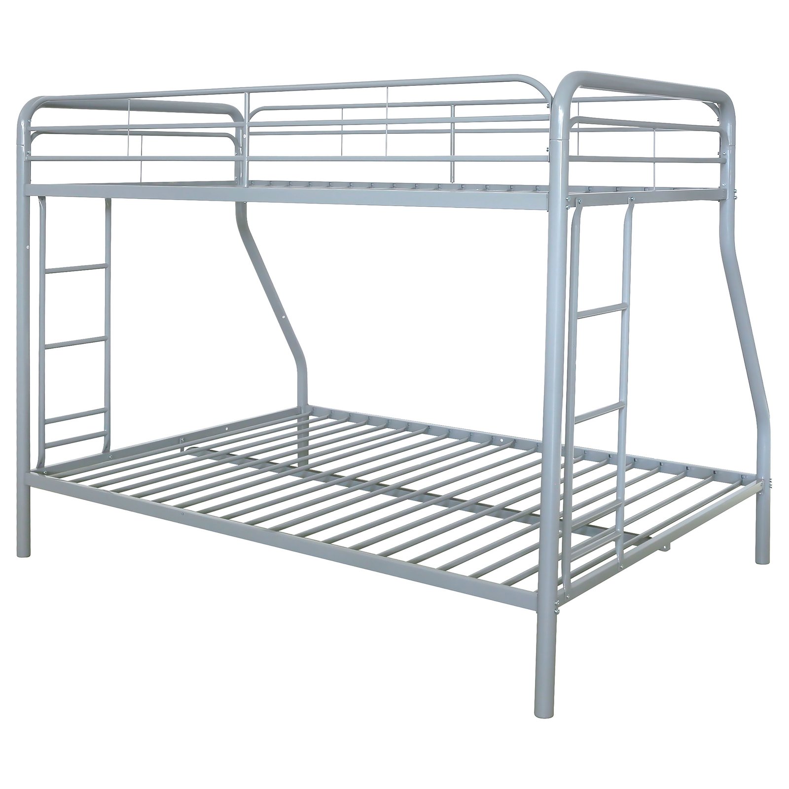 Carson Metal Twin Over Full Bunk Bed Glossy Silver - Image 8