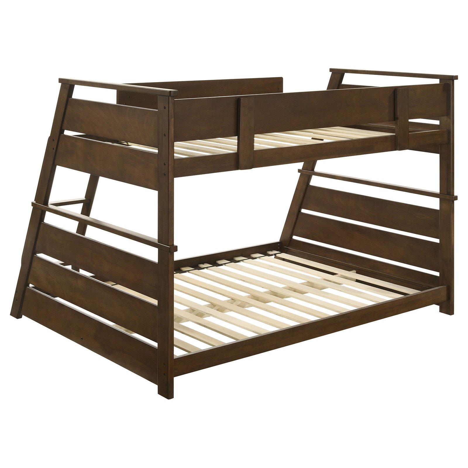 Holden Wood Veneer Twin Over Full Bunk Bed Walnut - Image 9