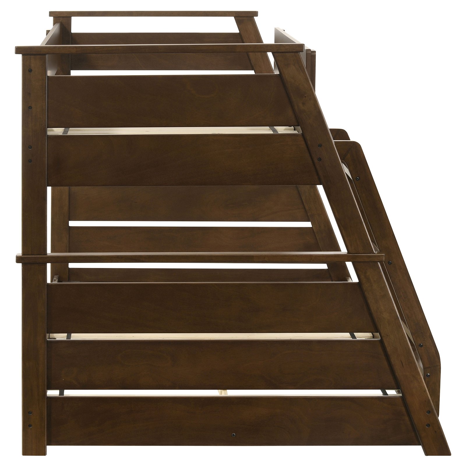 Holden Wood Veneer Twin Over Full Bunk Bed Walnut - Image 10
