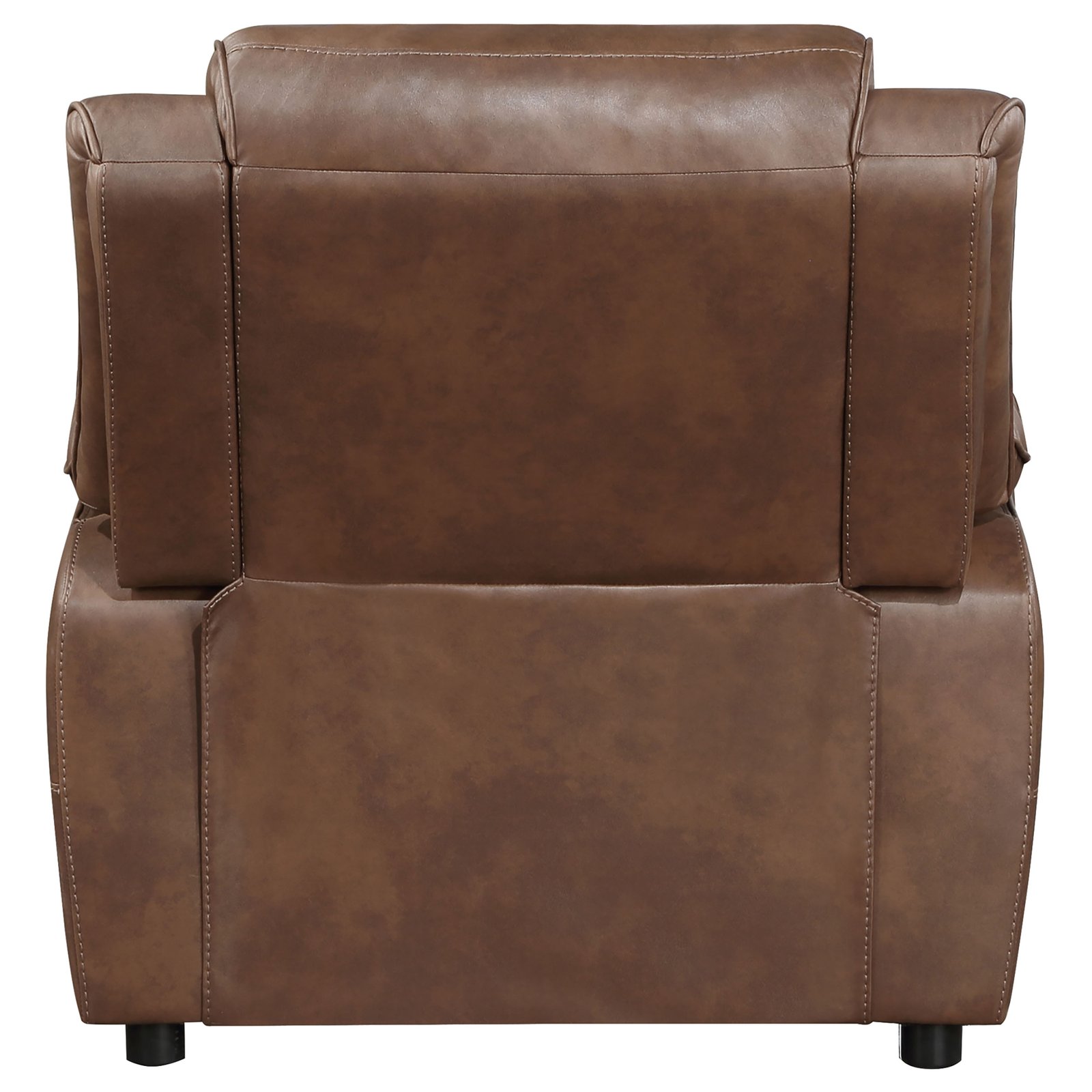 Ellington Upholstered Padded Arm Accent Chair Dark Brown - Image 7