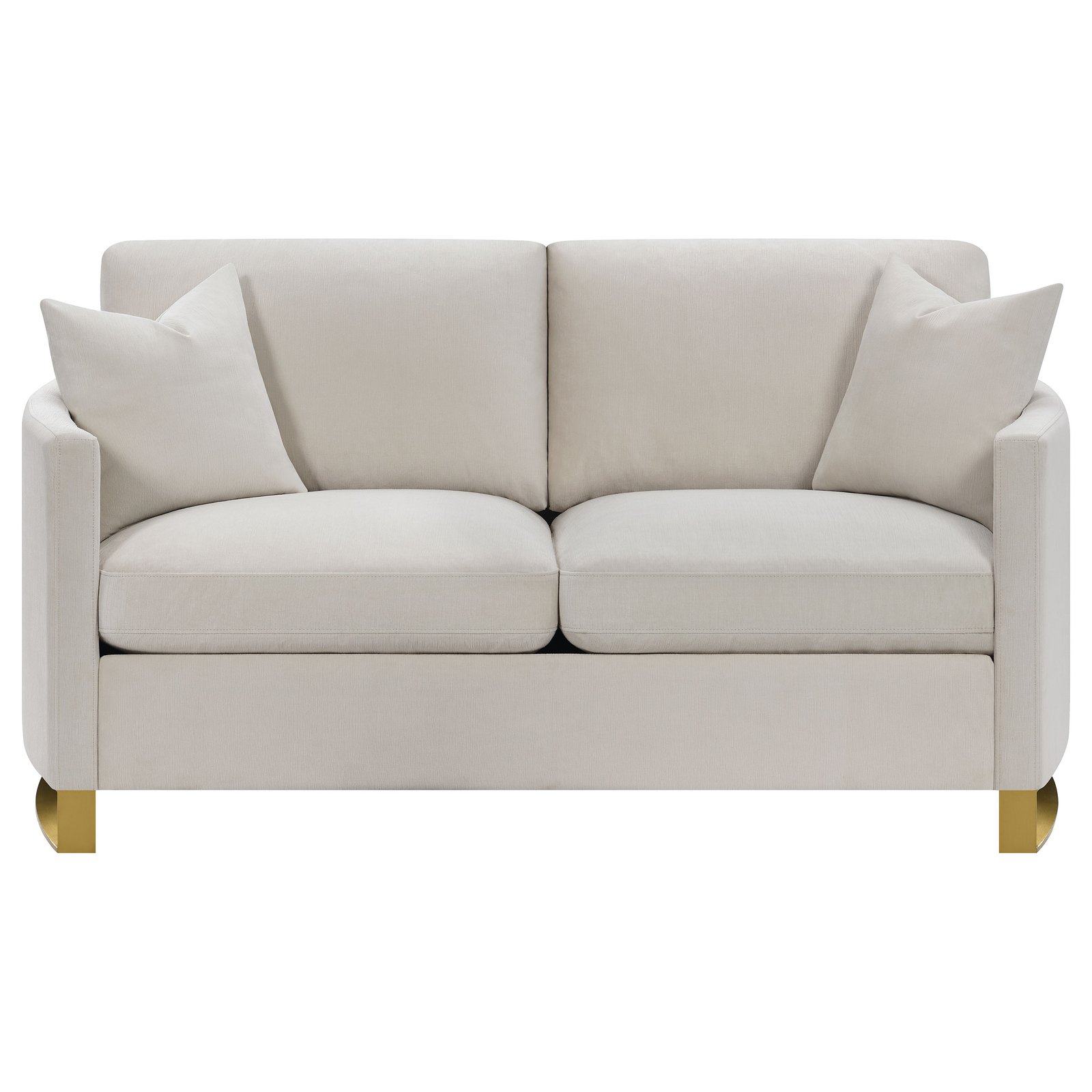 Corliss 3-piece Upholstered Arched Arm Sofa Set Beige - Image 7