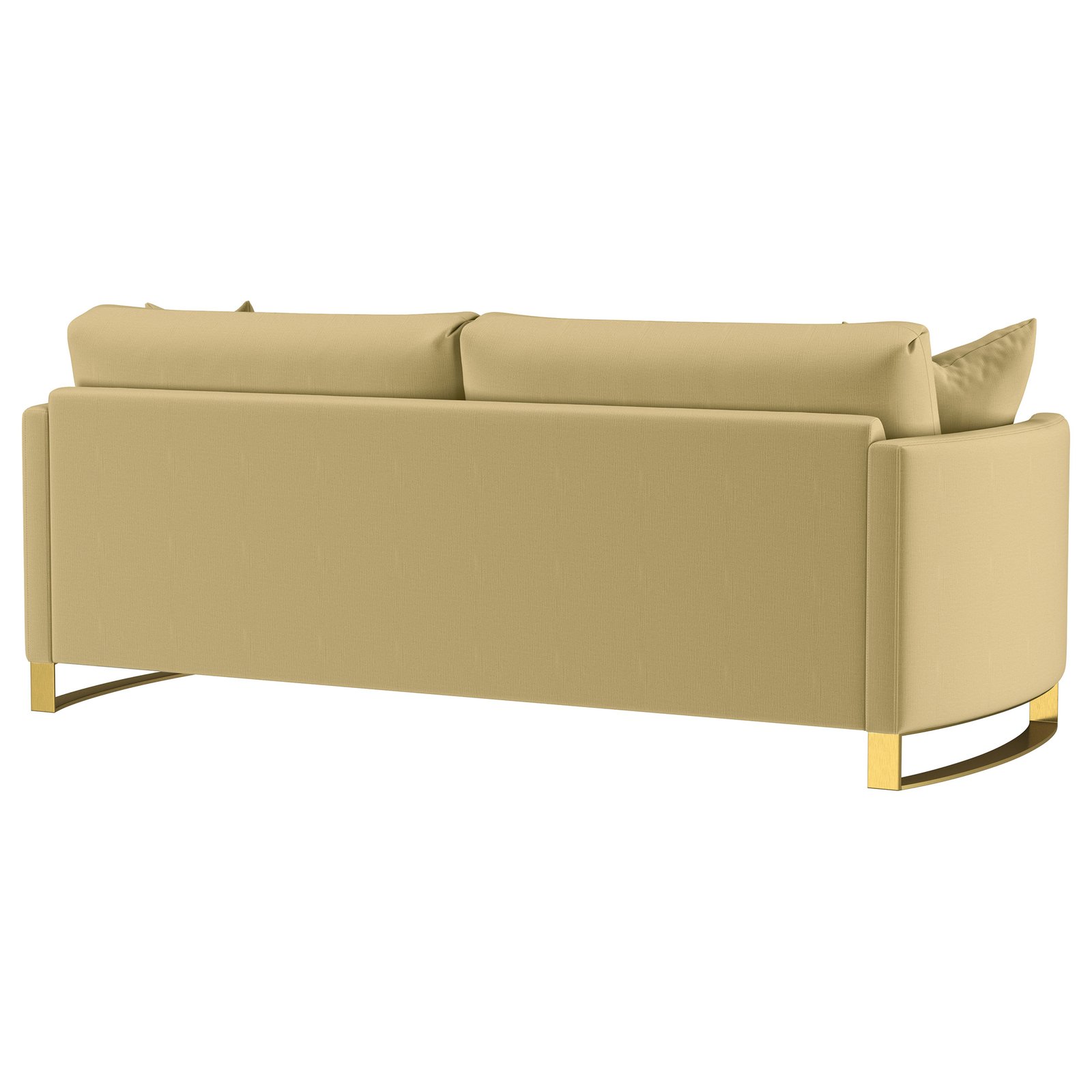Corliss Upholstered Curved Track Arm Sofa Camel - Image 8
