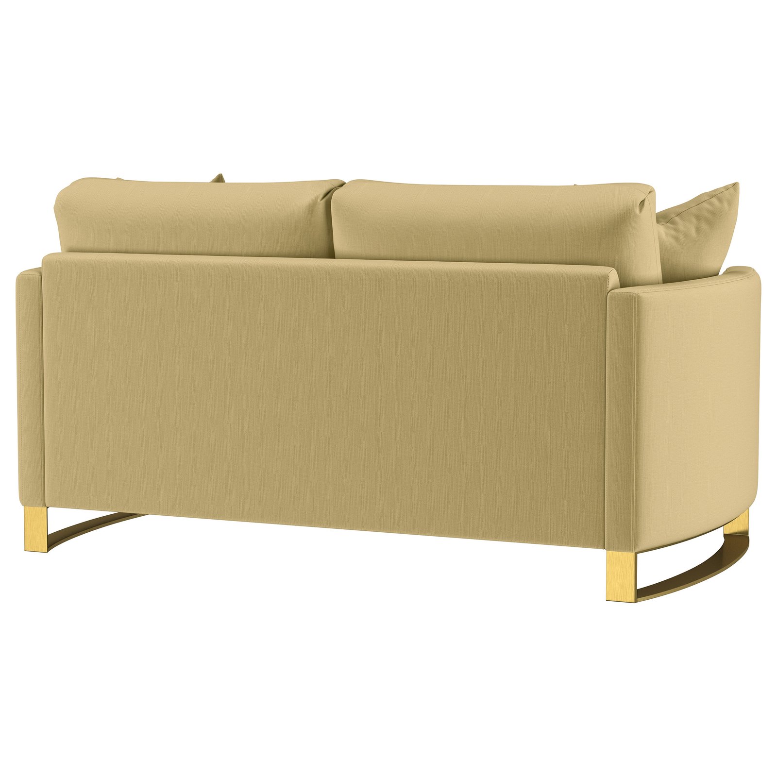 Corliss Upholstered Curved Track Arm Loveseat Camel - Image 8