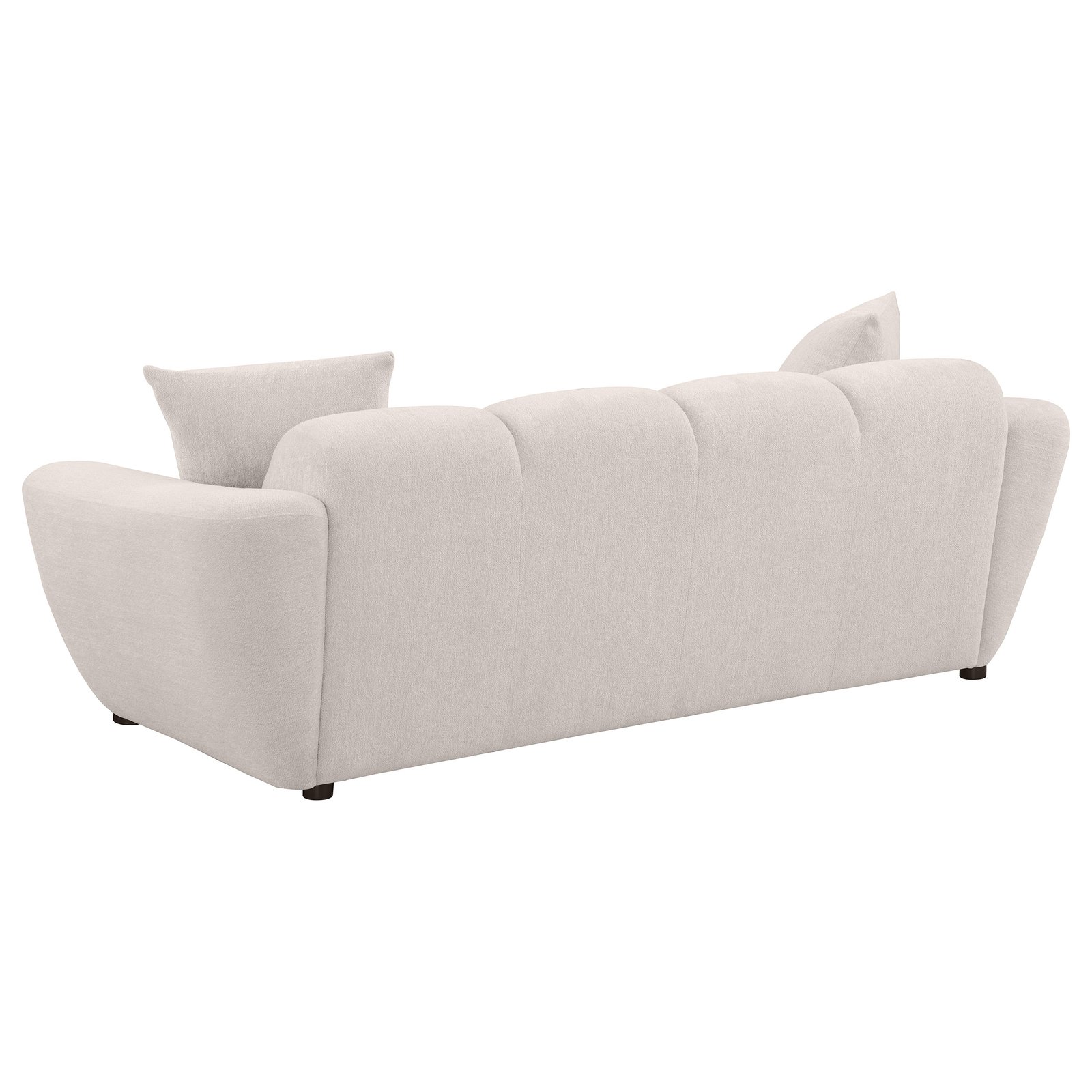 Destino 2-piece Chenille Splayed Arm Sofa Set Greige - Image 4