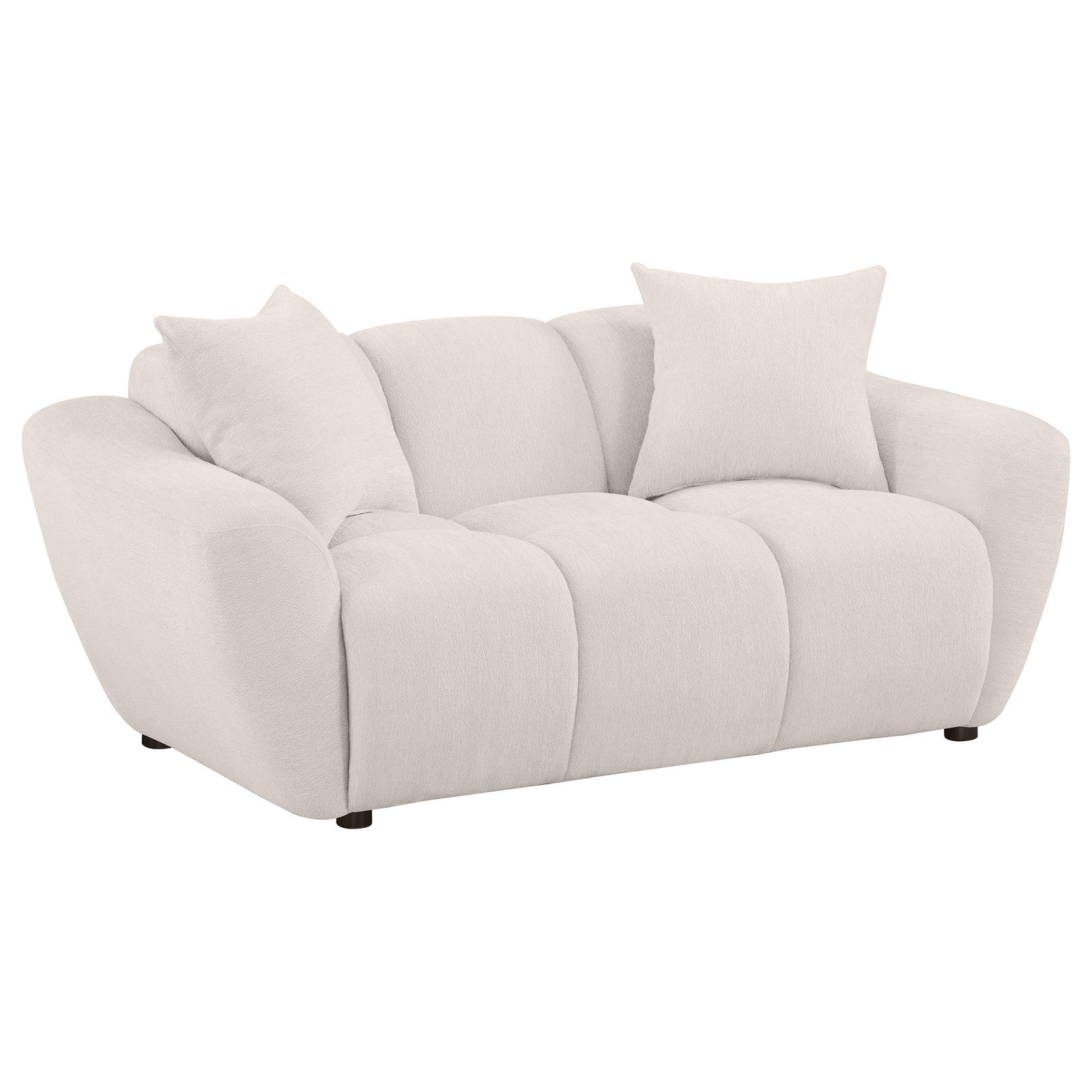 Destino 2-piece Chenille Splayed Arm Sofa Set Greige - Image 5