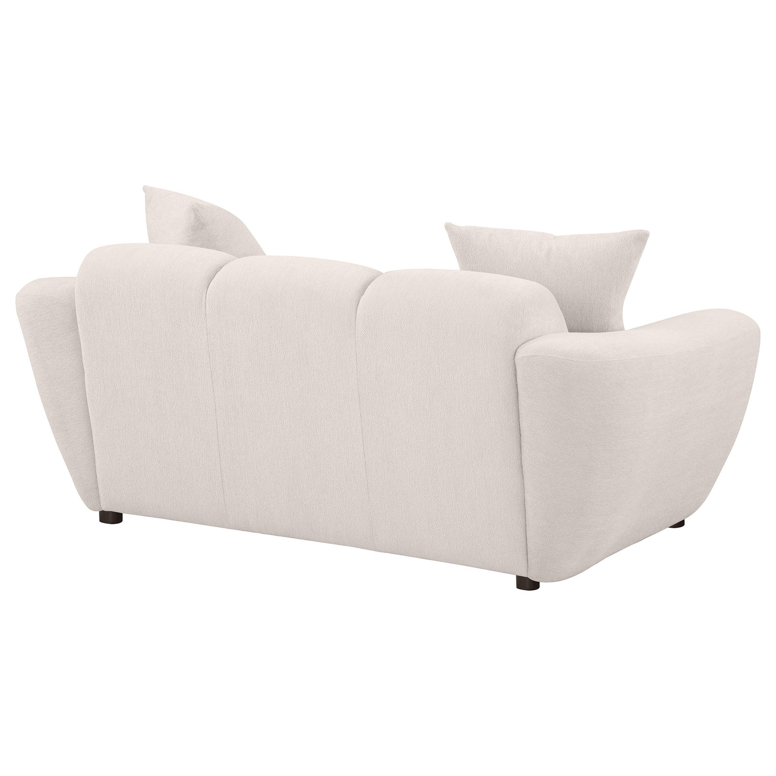 Destino Chenille Upholstered Splayed Arm Loveseat Greige - Image 7