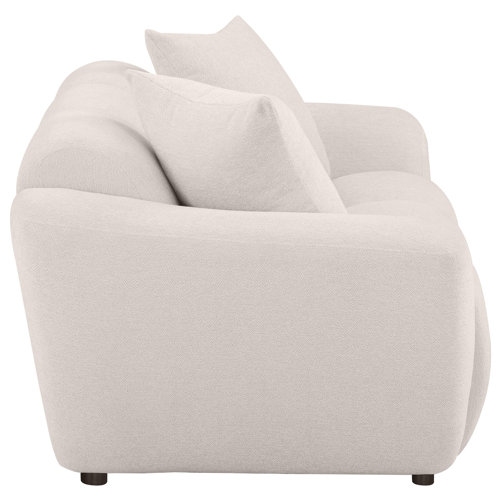 Destino Chenille Upholstered Splayed Arm Loveseat Greige - Image 8