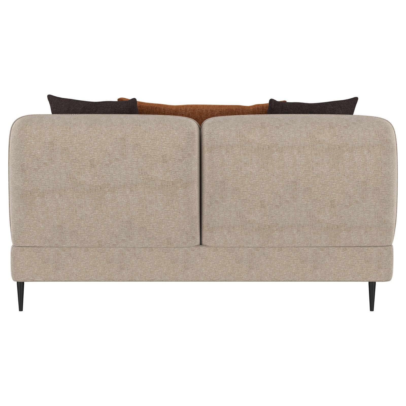 Jade Chenille Upholstered Sculpted Track Arm Loveseat Latte - Image 7