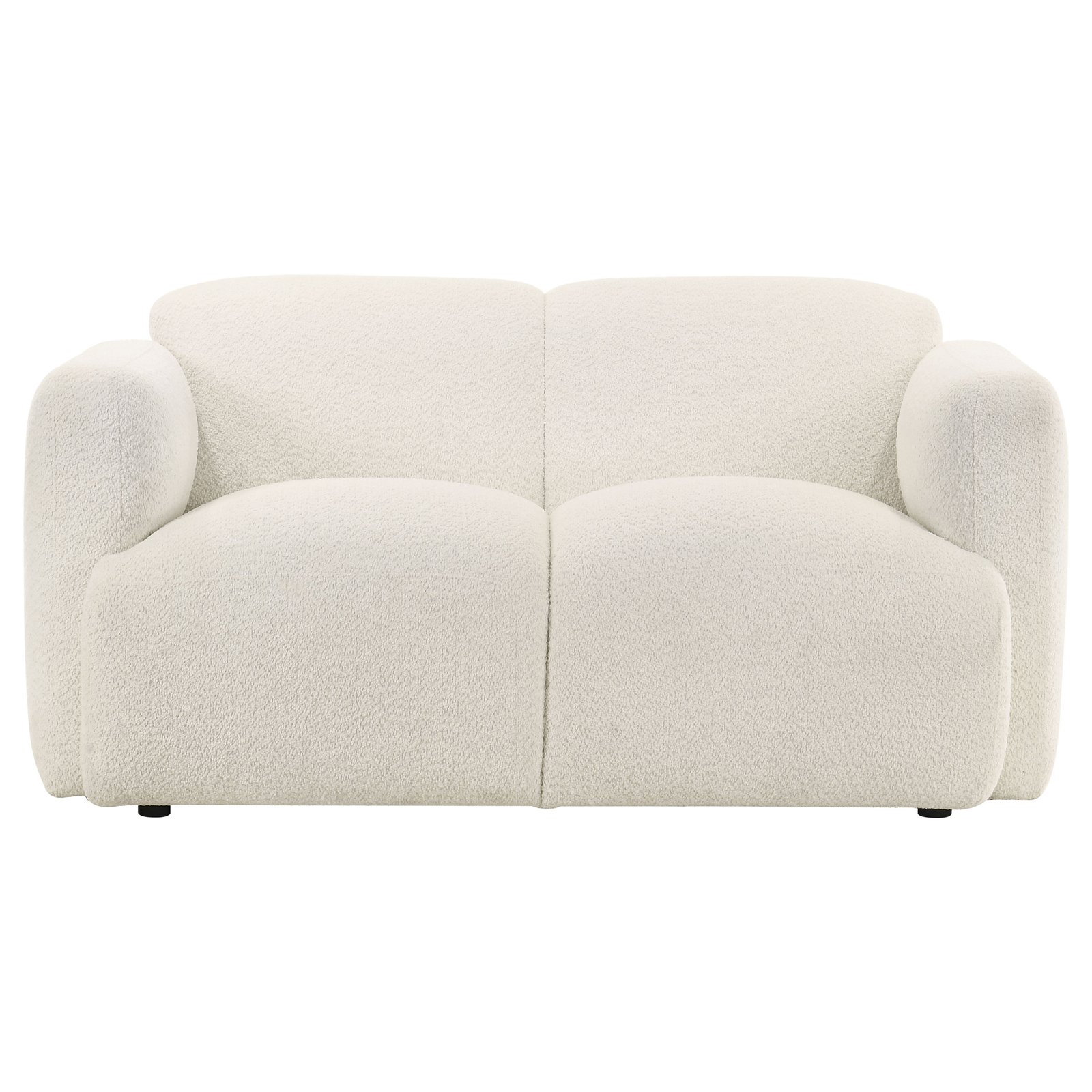 Dorset 3-piece Upholstered Round Track Arm Sofa Set White - Image 7
