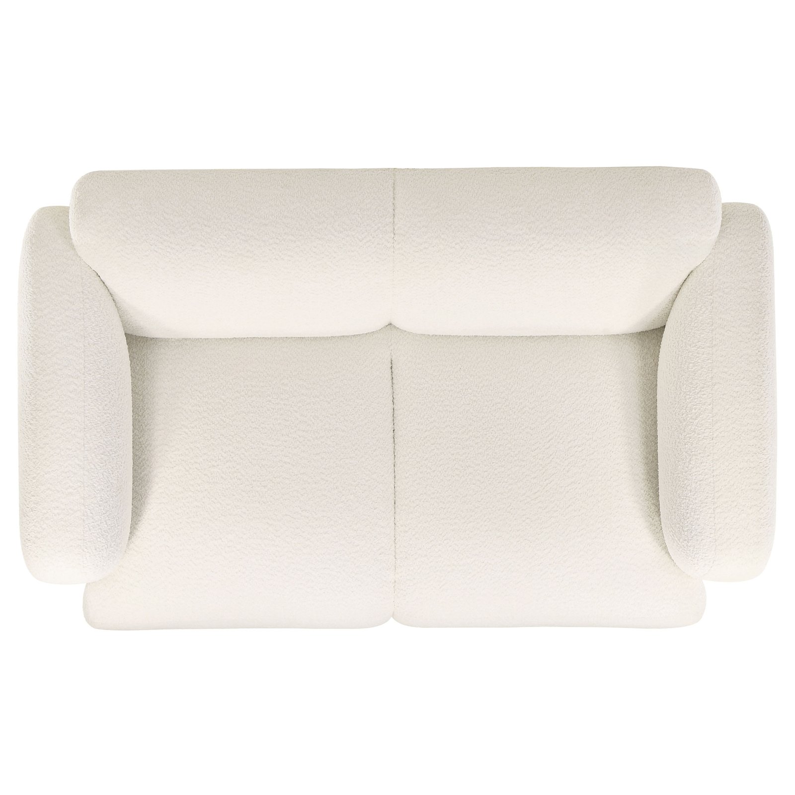 Dorset 3-piece Upholstered Round Track Arm Sofa Set White - Image 9