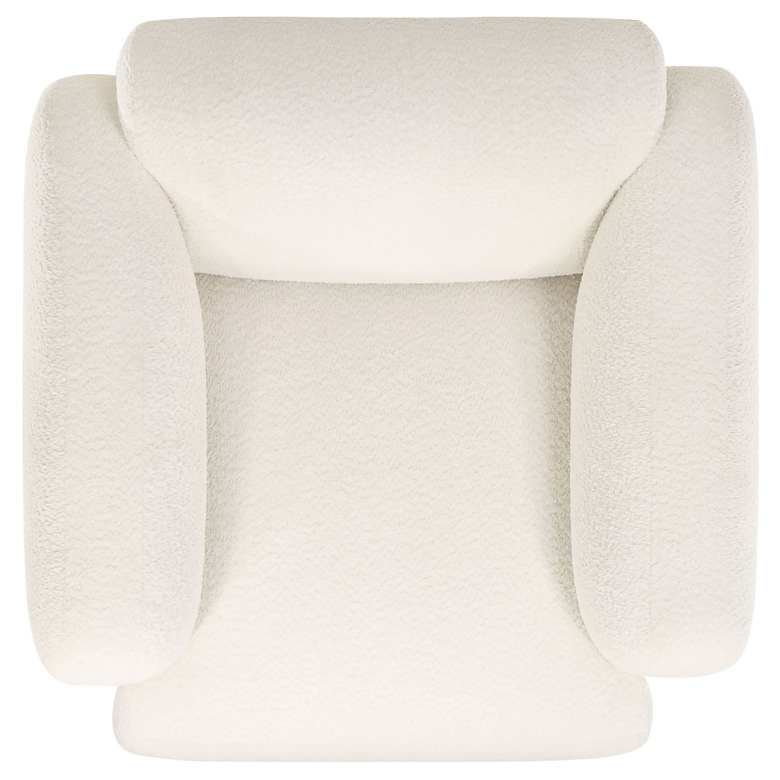 Dorset 3-piece Upholstered Round Track Arm Sofa Set White - Image 13