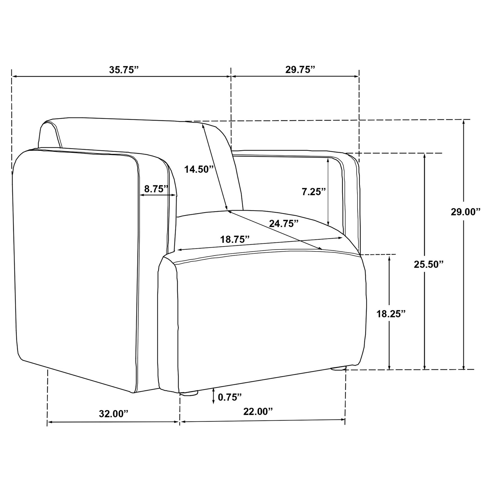 Dorset 3-piece Upholstered Round Track Arm Sofa Set White - Image 17