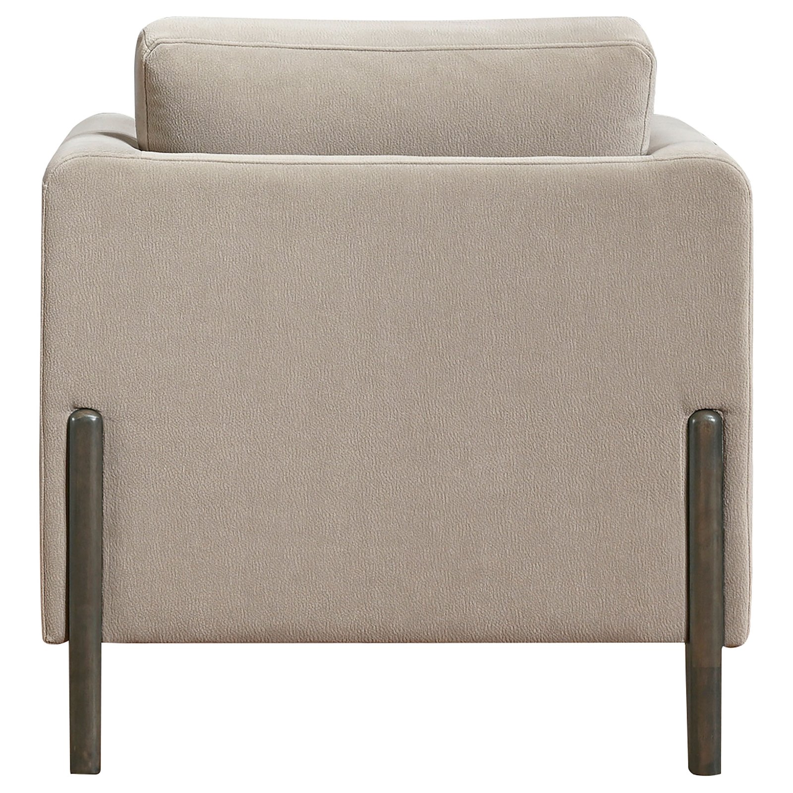 Islington Fabric Upholstered Panel Arm Accent Chair Taupe - Image 5
