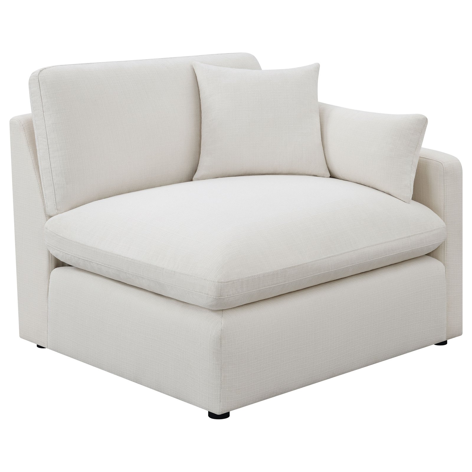 Hobson 5-piece Upholstered Modular Sectional Sofa Ivory - Image 6
