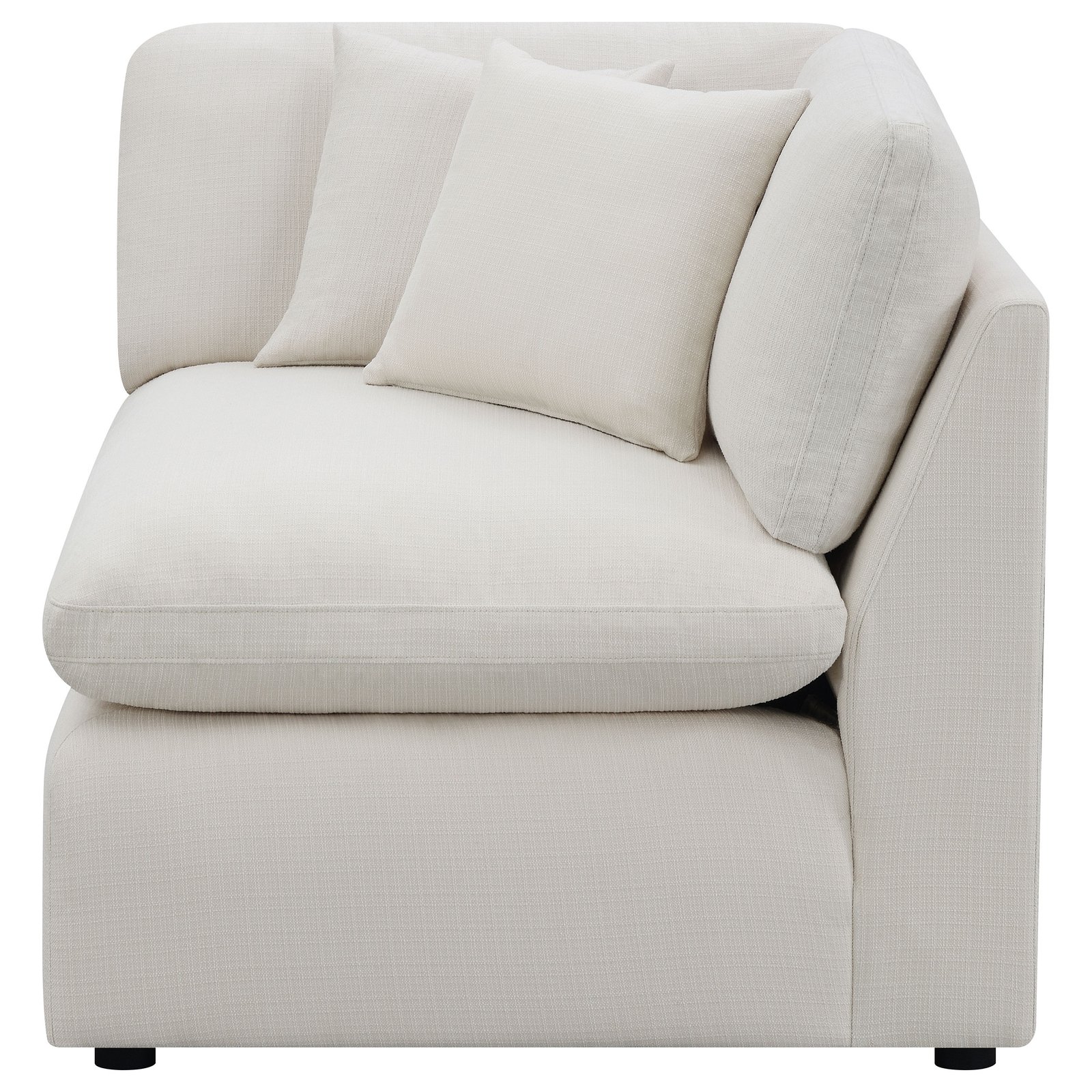 Hobson Upholstered Corner Ivory - Image 3