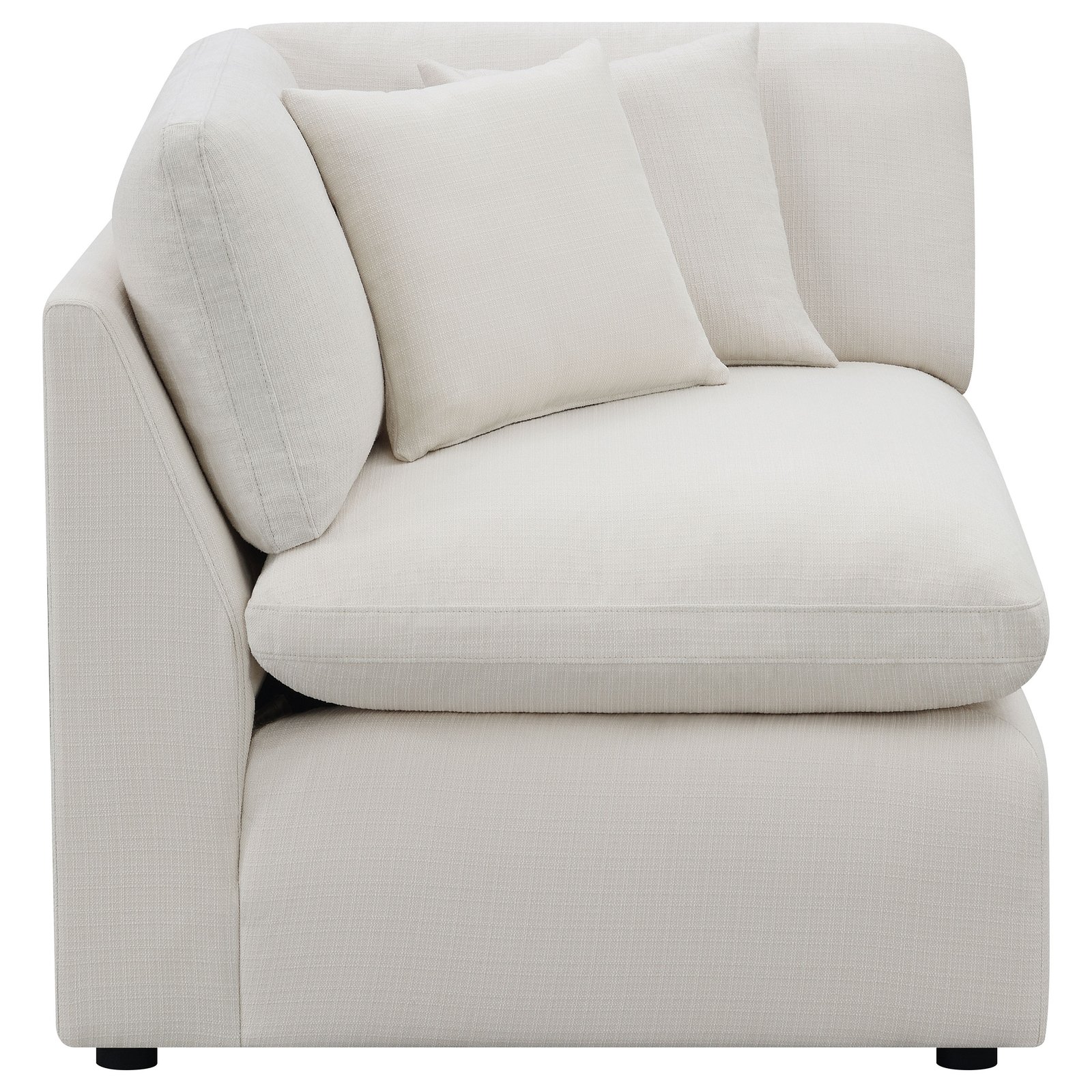 Hobson Upholstered Corner Ivory - Image 7