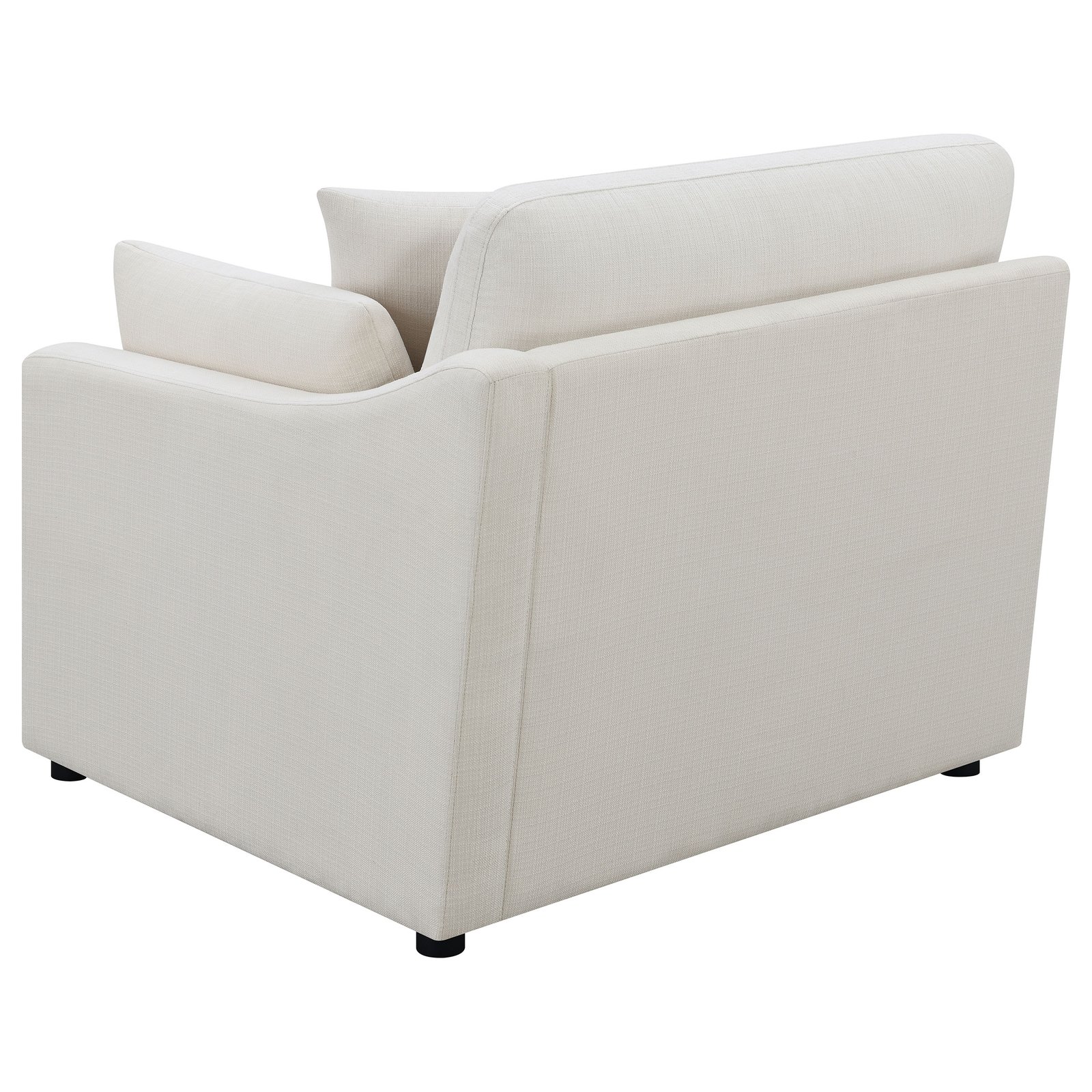 Hobson Upholstered LAF Chair Ivory - Image 4