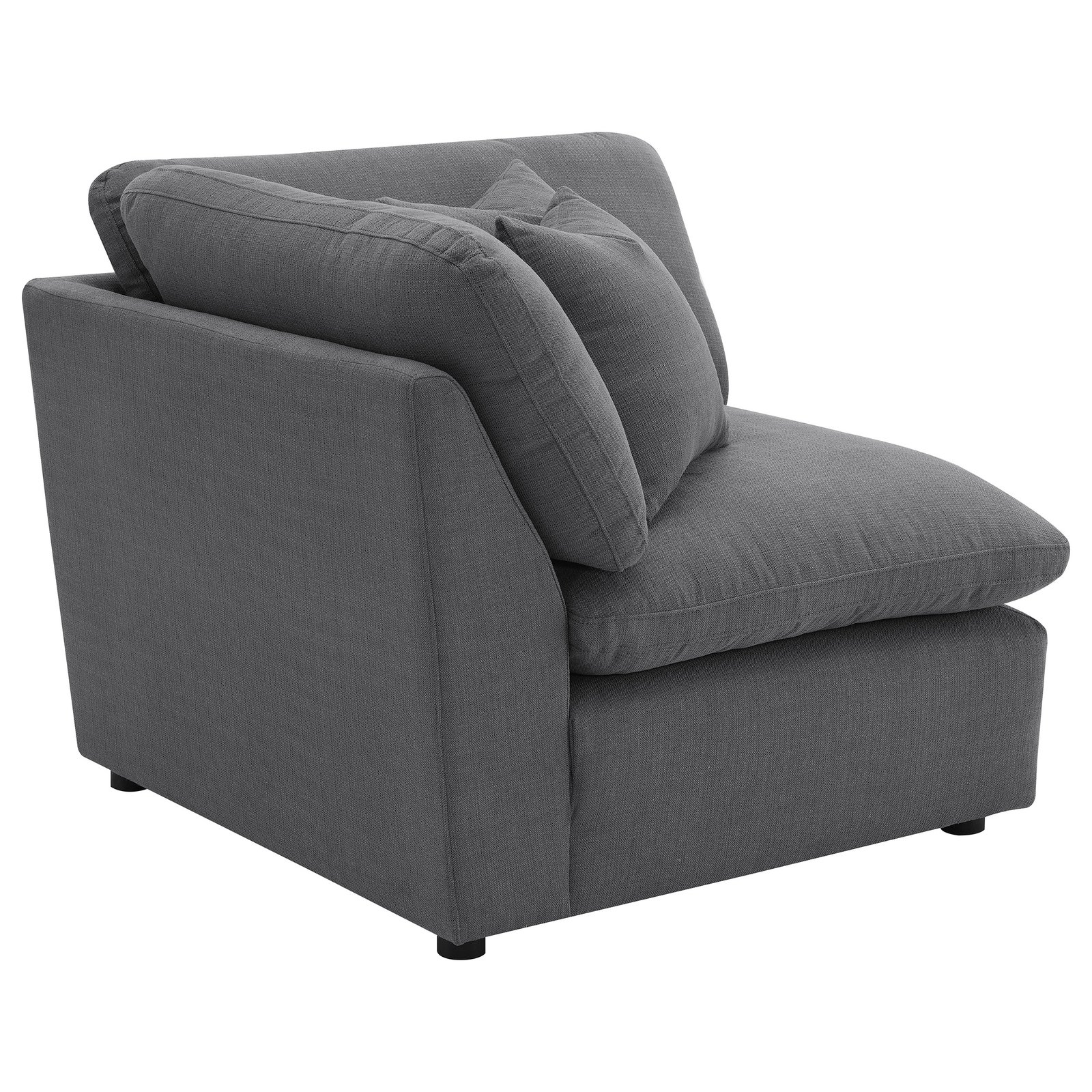 Hobson Upholstered Corner Charcoal - Image 3