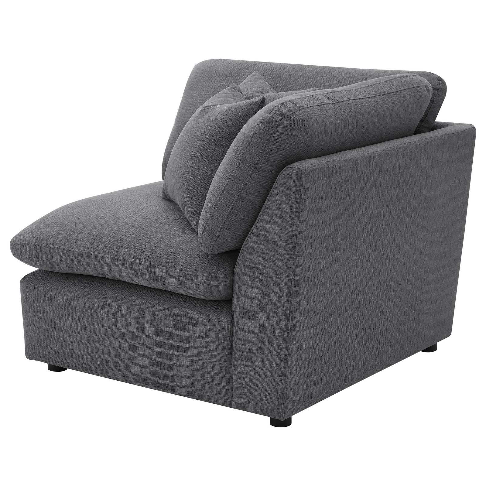 Hobson Upholstered Corner Charcoal - Image 6