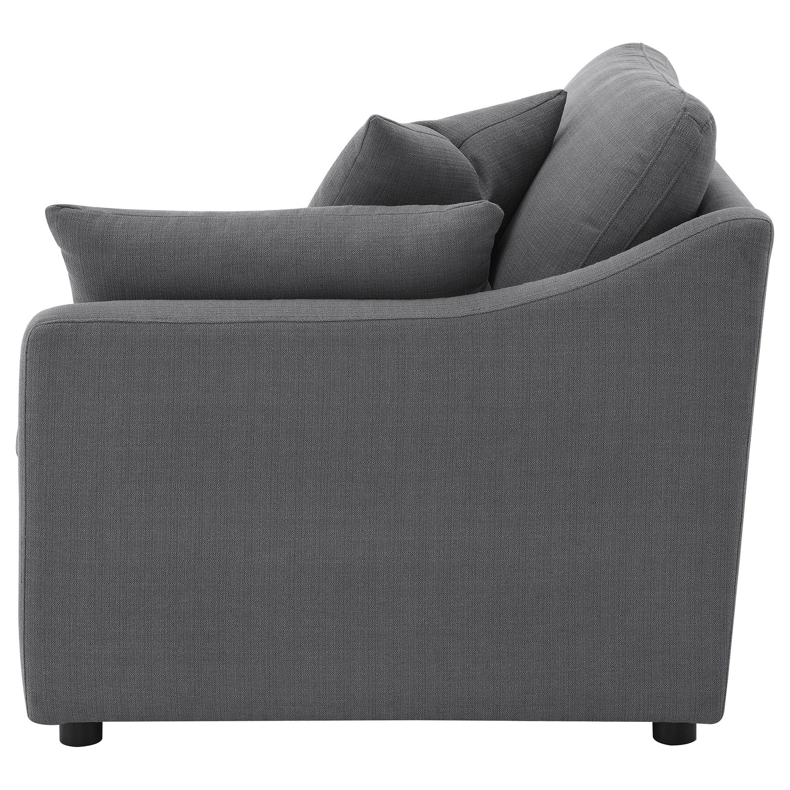 Hobson Upholstered RAF Chair Charcoal - Image 5