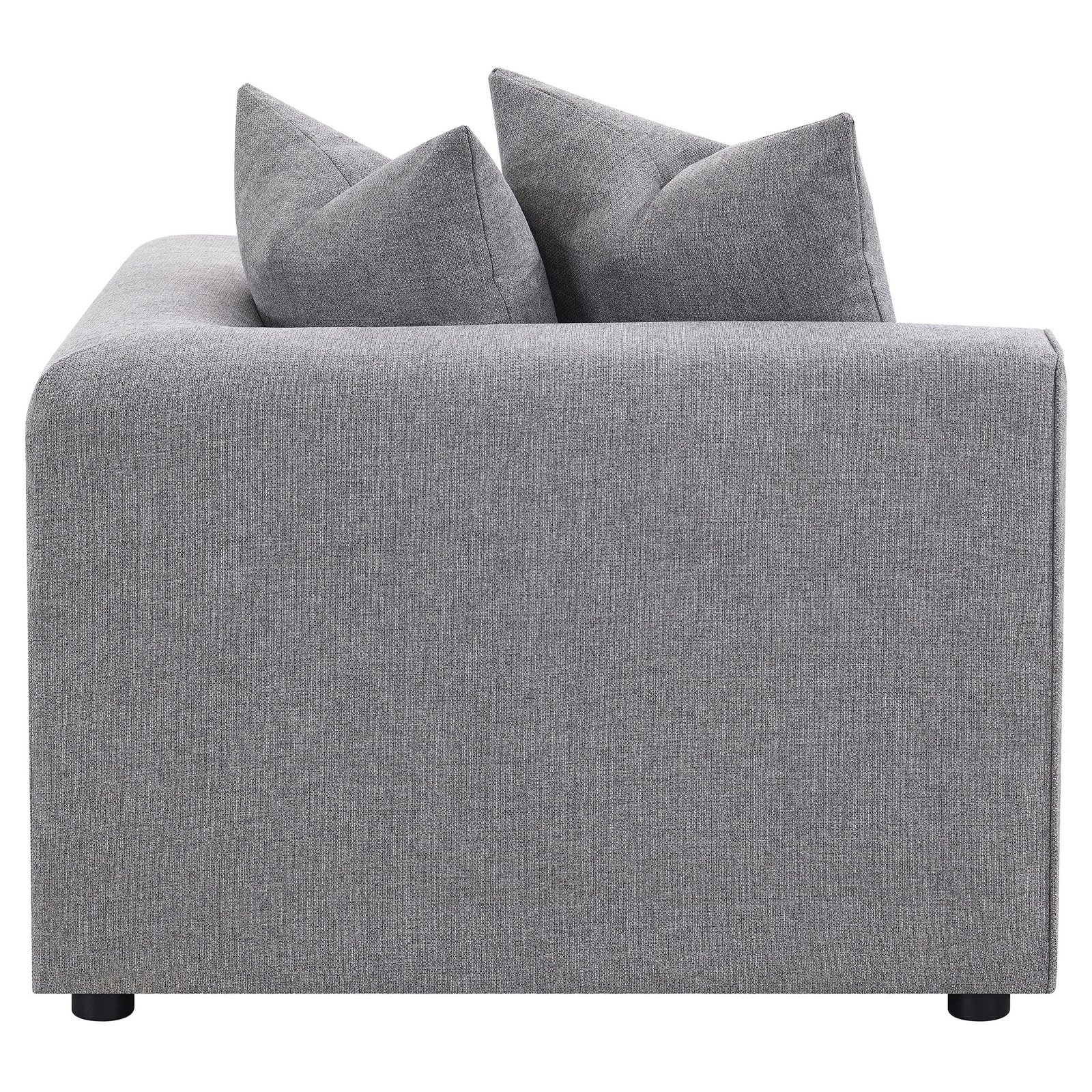 Jennifer Upholstered Corner Chair Grey - Image 6
