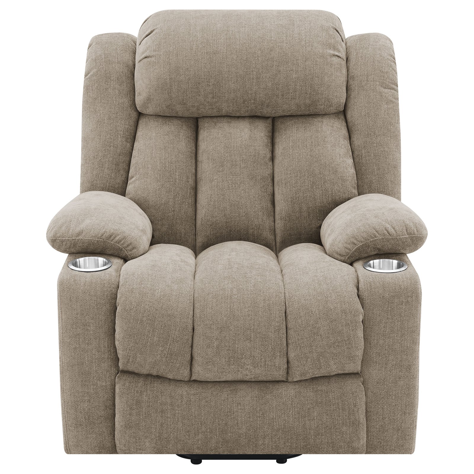 Houston Upholstered Power Lift Recliner Chair Camel - Image 7