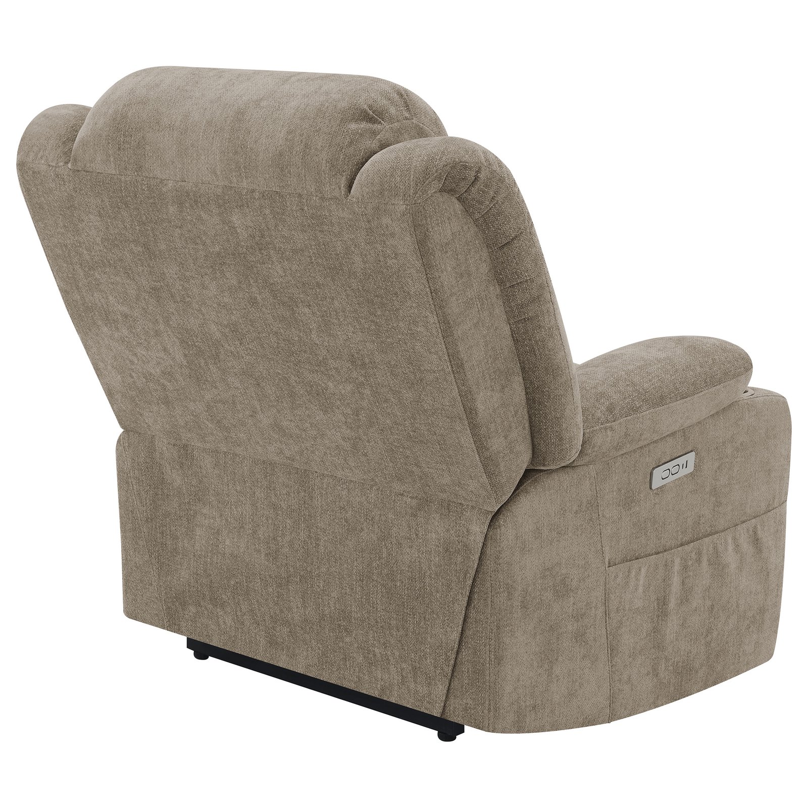 Houston Upholstered Power Lift Recliner Chair Camel - Image 11