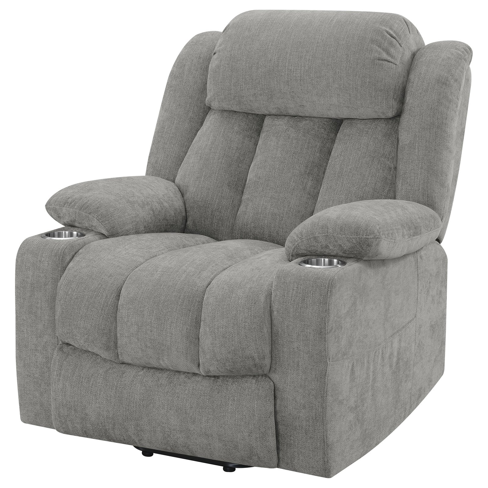 Houston Upholstered Power Lift Recliner Grey - Image 8