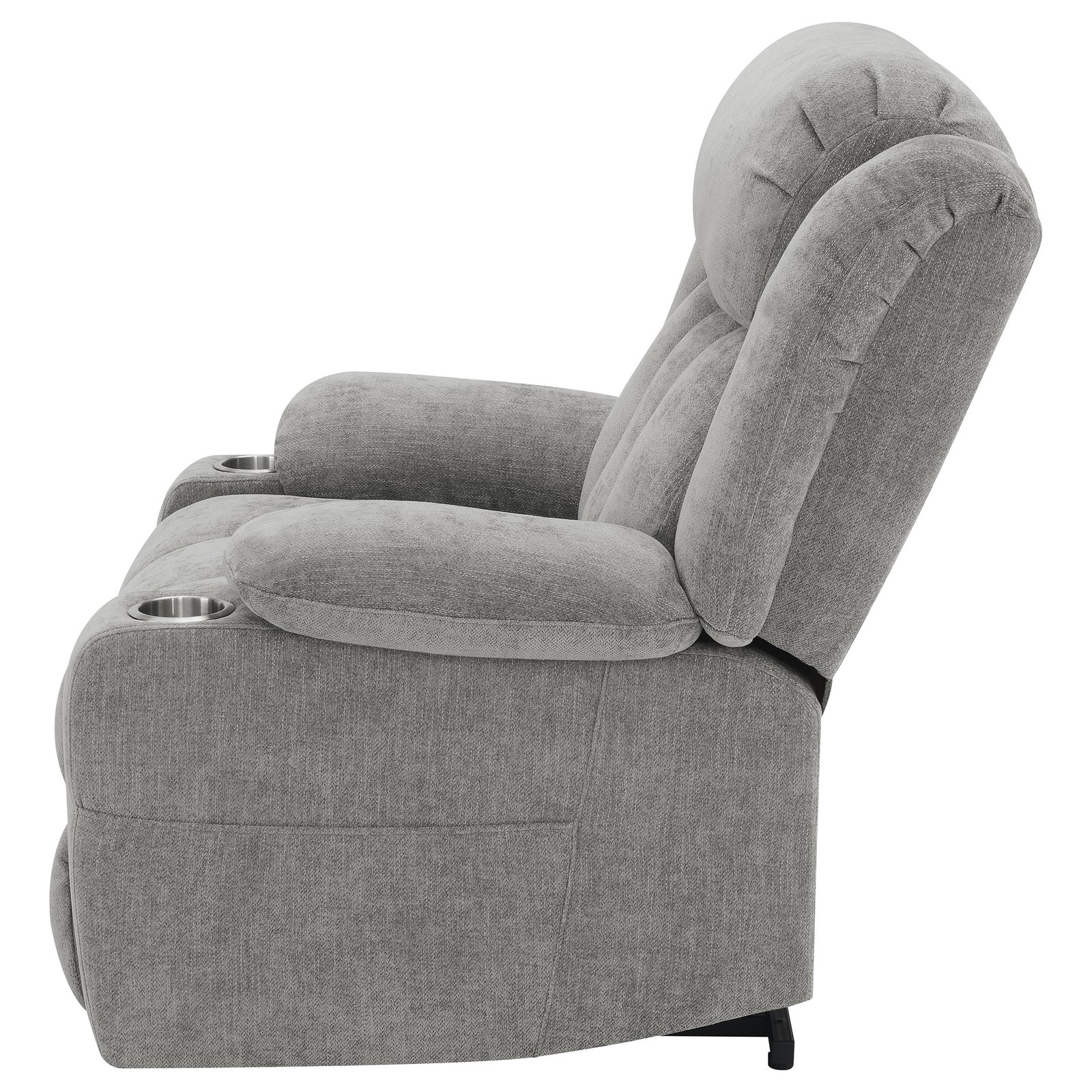 Houston Upholstered Power Lift Recliner Grey - Image 9